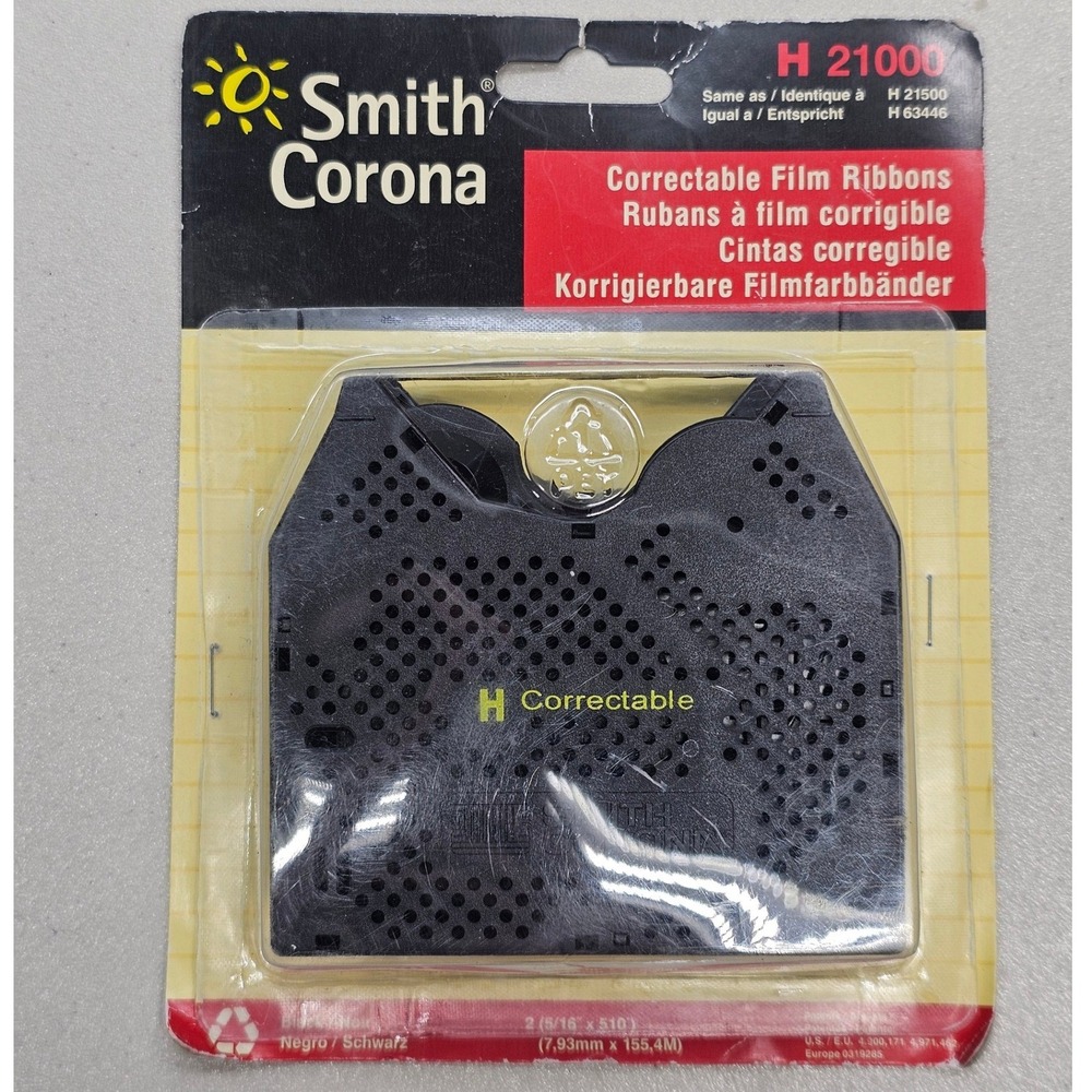 Smith Corona H 21000 Correctable‎ Film Ribbon Black Typewriter Single Pack NEW